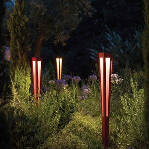 Les Jardins Fiaccola LED solare Tinka a sensore, 120 cm grigio