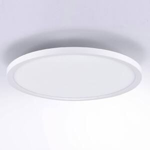 JUST LIGHT. Plafoniera LED Flat CCT, Ø 40 cm, bianco