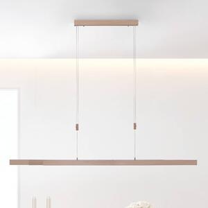 Paul Neuhaus Lampada LED a sospensione Adriana CCT decoro legno