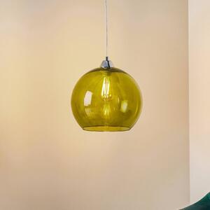 SOLLUX LIGHTING Lampada a sospensione Colour, vetro verde