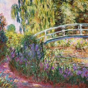 Riproduzione Pond with Water Lilies 1900, Claude Monet