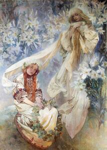 Riproduzione Madonna, Alfons Mucha