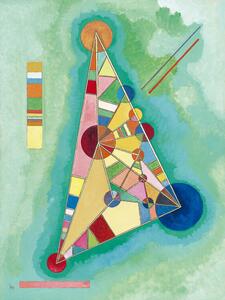 Riproduzione Colorful in the triangle, Wassily Kandinsky