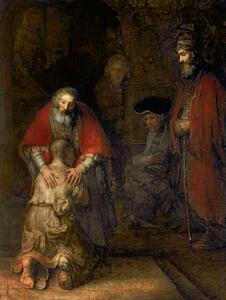 Riproduzione Return of the Prodigal Son 1668-69, Rembrandt Harmensz van Rijn