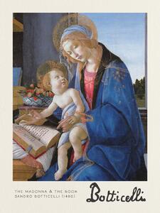 Stampa artistica The Madonna The Book - Sandro Botticelli, (30 x 40 cm)