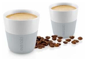 Eva Solo Bicchiere da Caffè Espresso 2pz Marble Grey 80ml Porcellana Guaina Silicone
