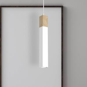 Eko-Light Lampada a sospensione Stag 1 luce bianco/marrone