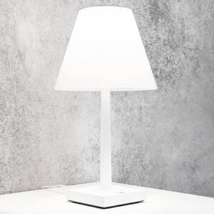 Rotaliana Dina+ Lampada da tavolo ricaricabile a LED bianco/bianco