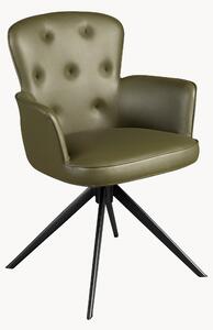 Sedia da pranzo girevole in similpelle Viridian