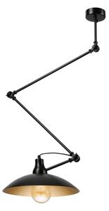 Brilagi - Lampadario LED su asta IRONBEAM 1xE27/60W/230V nero
