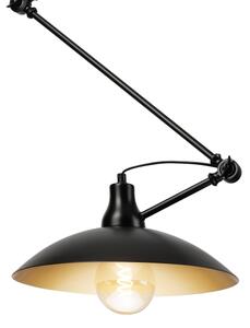 Brilagi - Lampadario LED su asta IRONBEAM 1xE27/60W/230V nero