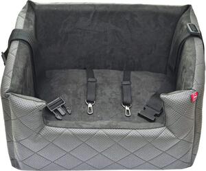 Seggiolino per cani Seggiolino per cani Lux Grey M