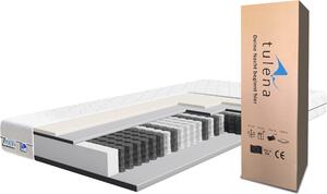 TULENA NOX materasso a molle insacchettate con memory foam - rivestimento lavabile - Comfort, 100 x 200 cm, H1 / H2