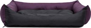 Cuscino per cani Lettino per cani Cuscino per cani Pontes - Eco - 62 x 43 x 15 cm [taglia: L] - Viola con nero