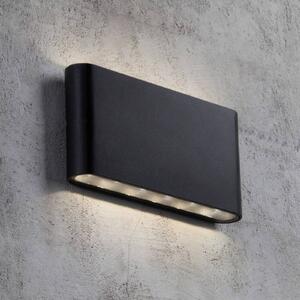 Nordlux Applique LED da esterni Kinver linea piatta, nero