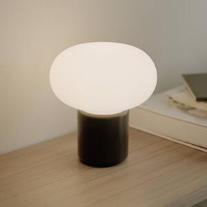 Lampada ricaricabile New Works Karl-Johan, nero freddo, IP65