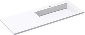 Doporro Lavabo da Appoggio, Lavandino Bagno, Lavabo da Minerale Fuso Colossum820