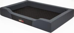Cuccia Deluxe XXL - 120×80 cm, extra large, impermeabile e confortevole, OEKO-TEX, sfoderabile, per cani di taglia grande - grigio