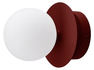 Applique da parete Globen Lighting, ART DECO, dimmerabile, Rosso, Soggiorno, Vetro, Scandinavo