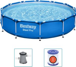 Bestway Piscina Acciaio Pro Telaio 366x76 cm