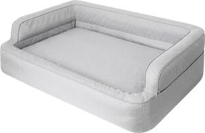 Letto per cani, arredamento per animali, letto per gatti, sfoderabile, cesto per cani, cuscino per cani, sdraio per cani, posti letto, divano per cani, frassino, XXL: 117x79 cm