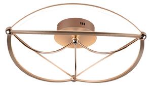 Lampada da soffitto moderna a LED CHARIVARI oro Trio 621290108