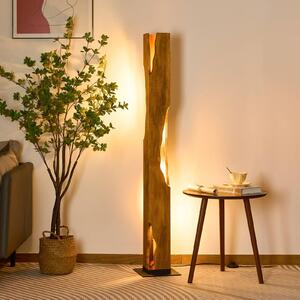 Eco-Light Venus, piantana, marrone, altezza 141 cm, legno, a 4 luci