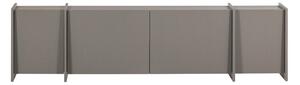 Mobile TV grigio con effetto frassino 200x53x44 cm Brock – WOOOD