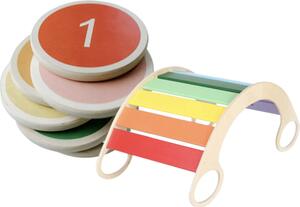 Set Montessori - pietre colorate 6 pezzi e altalena 5in1