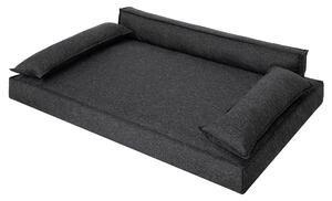Letto per cani, materasso per animali domestici, letto per gatti, cuscino per cani, cesto per cani, divano per cani, posto letto per cani, ortopedico, mobili, nero, 99x66 cm