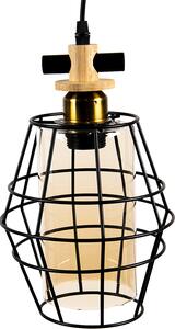 Clayre & Eef Lampada a sospensione 18x18x31 cm Metallo nero