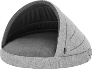 Cuccia per cani "CAVE" R2 ( Ø90x60 cm ) - letto 2in1 e grotta accogliente per cani e gatti, sfoderabile - Doggy