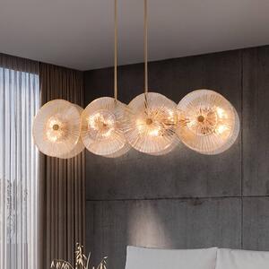 Maytoni Lampada a sospensione Aster, dimmerabile, Ottone / Oro, Soggiorno / Sala da pranzo, Vetro, Lampada a sospensione