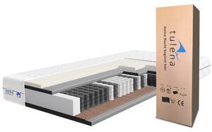 Materasso a molle insacchettate TULENA NOX 140 x 200 cm con memory foam comfort, H3 / H4