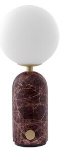 Lampade da tavolo Globen Lighting, Torrano, dimmerabile, Rosso, Soggiorno, Marmo, Scandinavo