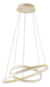 Lampada a sospensione Arcchio, Albiona, dimmerabile, Beige, Soggiorno, Metallo, Moderno