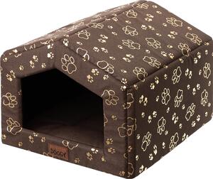 Cuccia per cani da interno con cuscino -55x59 cm- Morbida cuccia per cani in tessuto Oxford, idrorepellente, leggera e compatta | Doggy