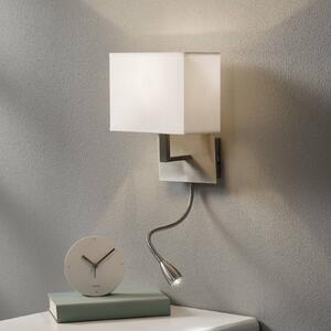 Searchlight Applique 6519 lampada da lettura LED argento satin