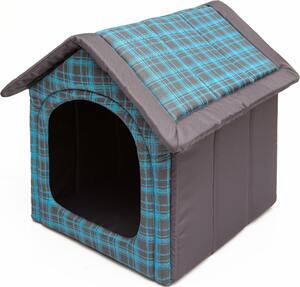 Cuccia per cani con cuccia per interni ed esterni - pieghevole, resistente alle intemperie - 38x32 cm - tetto con cerniera | PillowPrim
