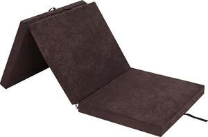 Materasso pieghevole "BEN" - 195×80×8 cm - pieghevole, rivestimento lavabile, tessuto Aloba, come letto per gli ospiti, tappetino da allenamento o pouf | PillowPrim