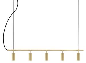 Lampada a sospensione Globen Lighting, Hubble 5, dimmerabile, Bronzo / Ottone anticato, Sala da pranzo, Alluminio, Scandinavo