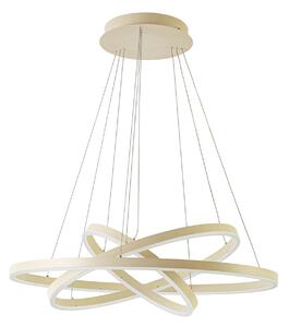 Lampada a sospensione Arcchio, Albiona, dimmerabile, Beige, Soggiorno, Metallo, Moderno