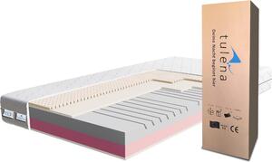 TULENA NOX materasso in schiuma 80x190 cm, double face H3+H4 Comfort Plus, altezza 20 cm, rivestimento antibatterico sfoderabile, confortevole e durevole