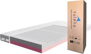 TULENA NOX materasso in schiuma 80x190 cm, double face H4+H5 Basic, altezza 14 cm, rivestimento antibatterico sfoderabile, confortevole e durevole