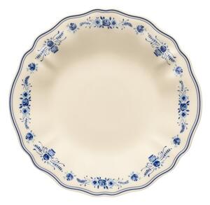 Piatto fondo blu/beige in gres ø 24,5 cm Vila – Costa Nova