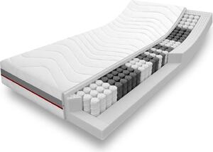 Materasso ergonomico a molle insacchettate Sleezzz Premium 90 x 200 cm, altezza 23 cm, livello di rigidità H2/H3