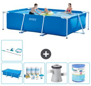 Piscina fuori terra rettangolare - 300x200x75 cm - 6 pezzi - Modello S40154