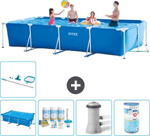 Piscina fuori terra rettangolare - 450x220x84 cm - 6 pezzi - Modello S40249