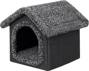 Cuccia per cani Cuccia per gatti Grotta per cani Casa per gatti Grotta Cuscino per cani Cuscino per gatti Cuccia per animali domestici Indoor, Dimensione 5: 60x70x63 cm, Nero