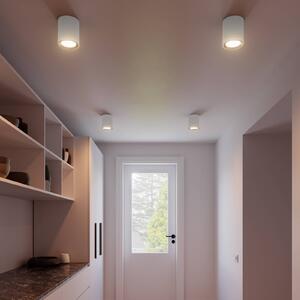 Nordlux Faretto da soffitto Landon Smart a LED, bianco, altezza 14 cm Smart, dimmerabile, Bianco / Opale, Soggiorno / Sala da pranzo, Metallo